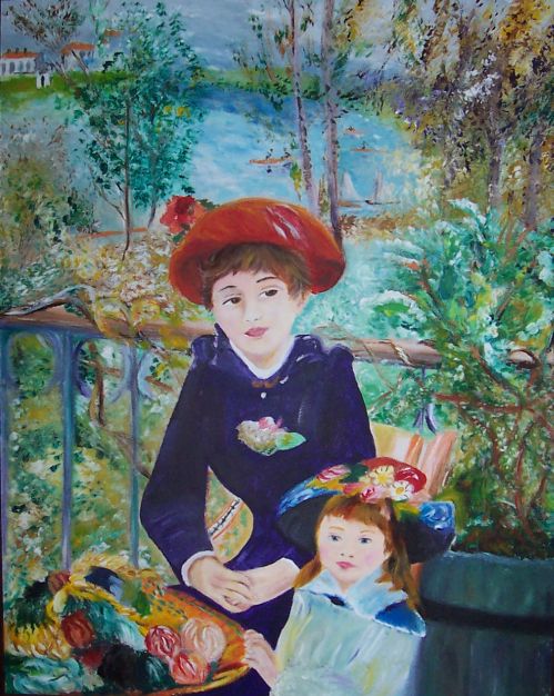 Lady in a Red hat